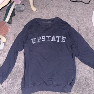 Aerie Navy ‘Upstate’ Crewneck